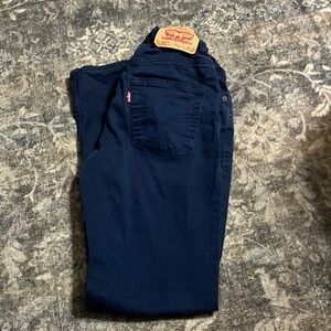 Levi's Navy Blue Denim Pants